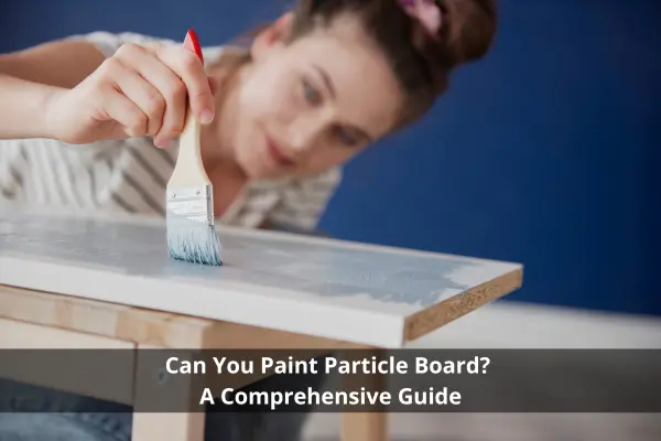 can you paint particle board