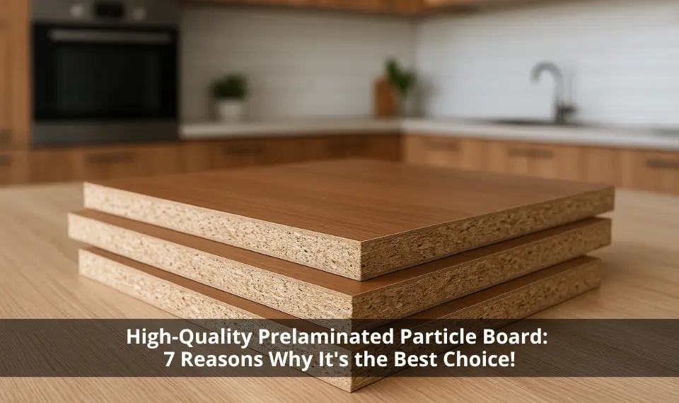 prelaminated particle board