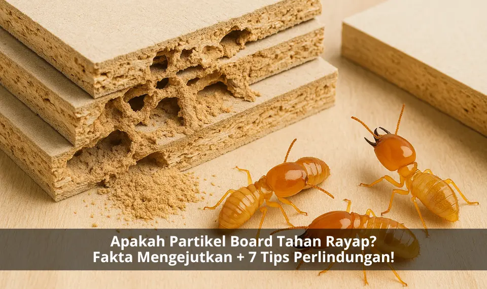 Apakah partikel board tahan rayap