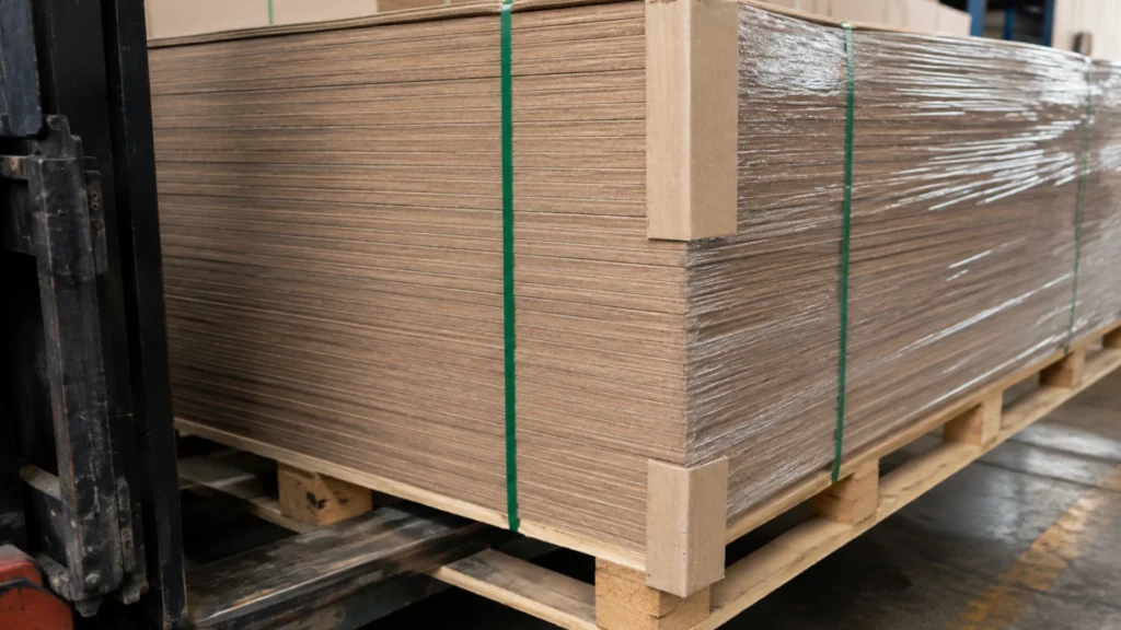 particle board export packaging