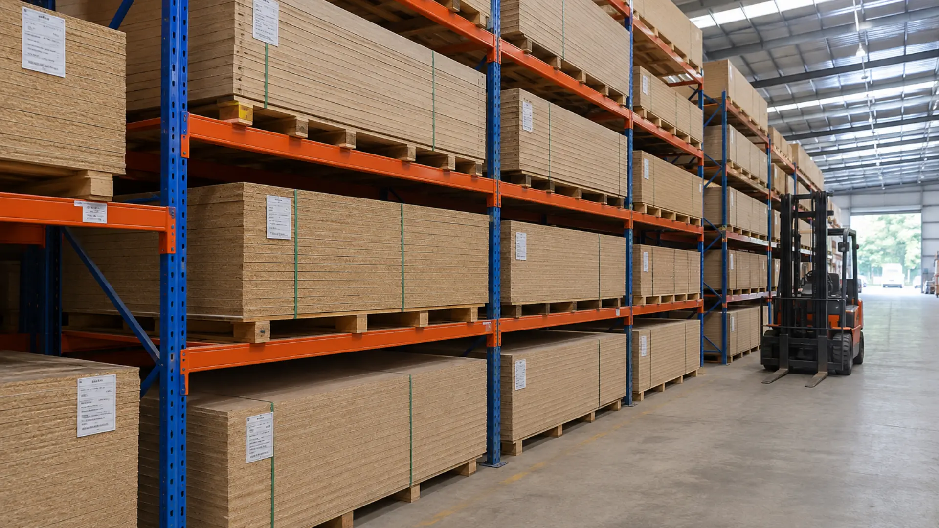 particle board storage handling